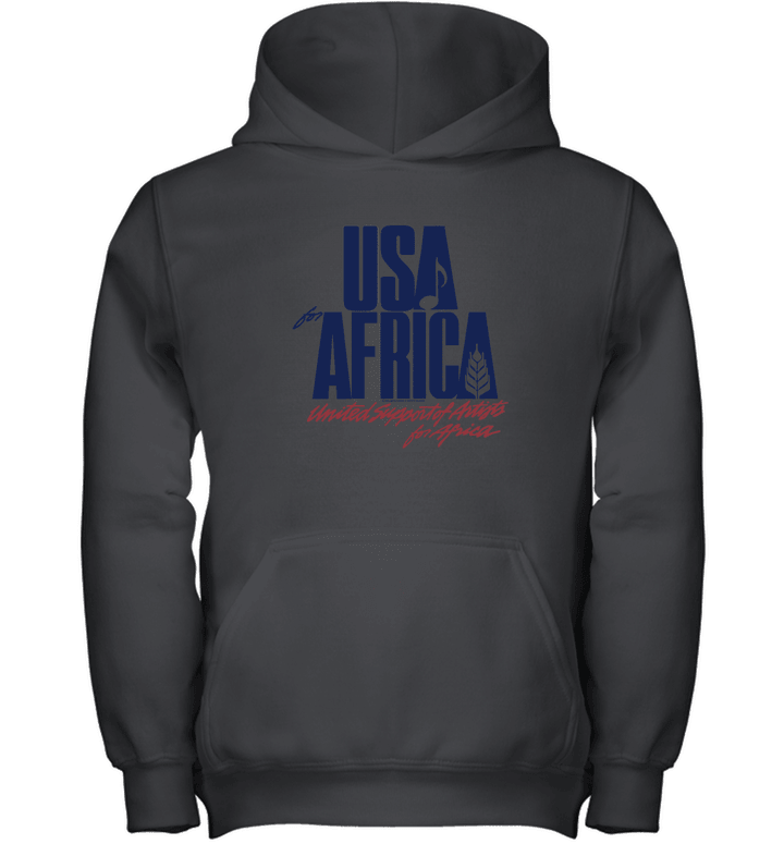1985 USA For Africa Vintage 196 Youth Hoodie