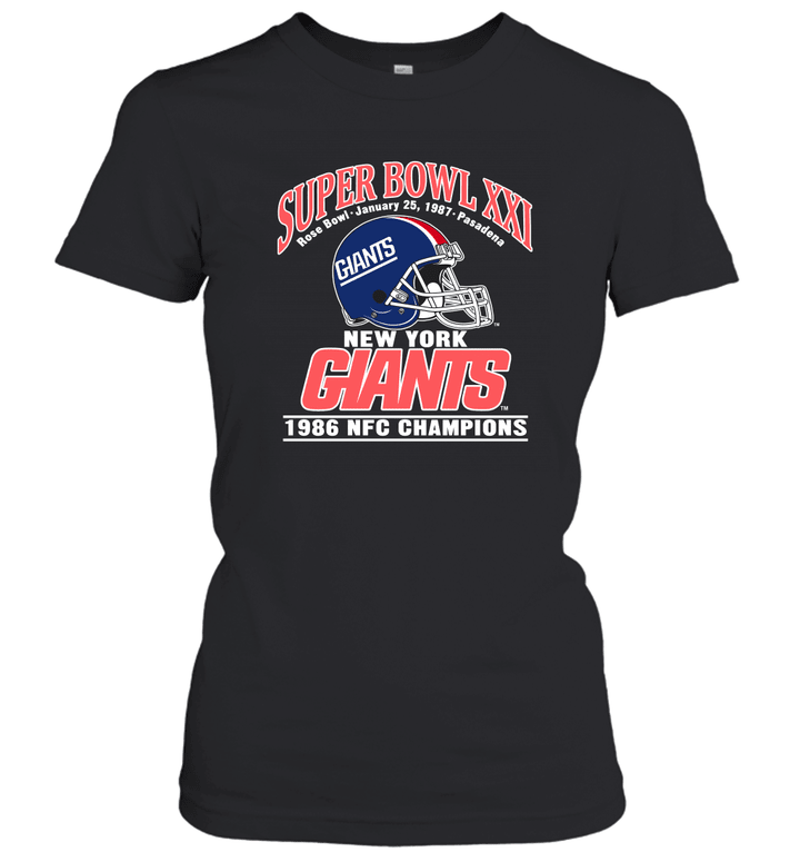 1986 SUPER BOWL 21 SHIRTNEW NEW YORK GIANTS Women's T-Shirt