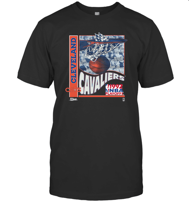 90s Vintage Cleveland Cavaliers Cavs 1992 NBA Playoffs basketball T-Shirt