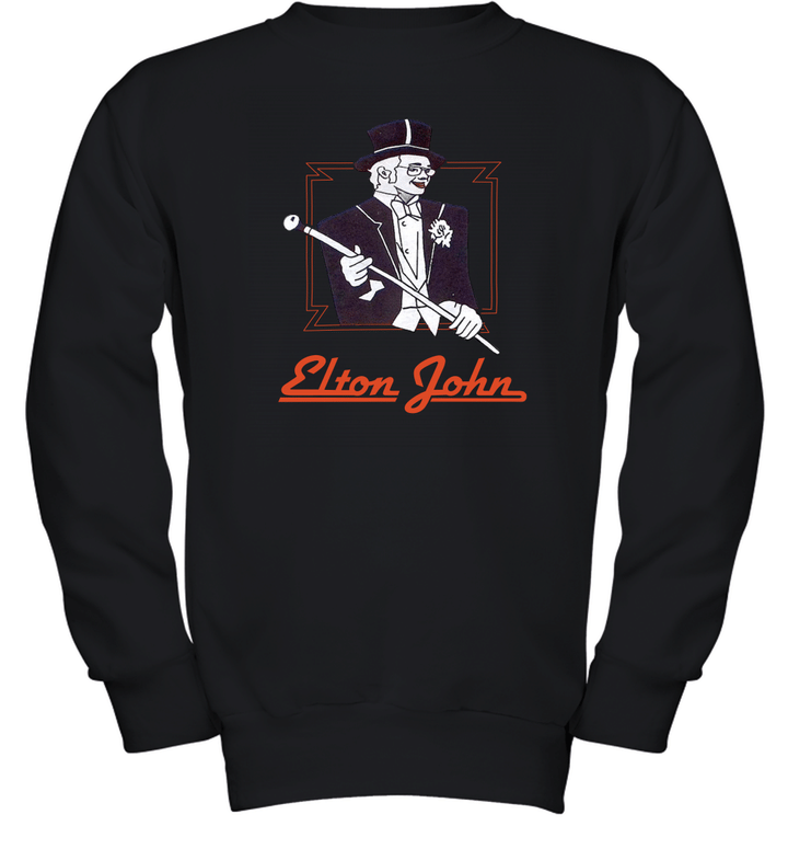 70s ELTON JOHN Youth Sweatshirt