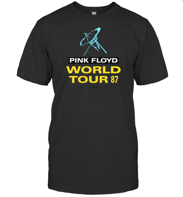 80s Pink Floyd World Tour 1987 TS 404 T-Shirt
