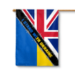 I Stand With Ukraine United Kingdom Flag Support For Ukraine