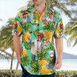 The Muppet The Swedish Chef Pineapple Tropical Hawaiian Shirt