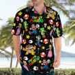 Super Mario Fashion Hawaiian Shirt 5
