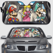 Super Mario Funny Car Sunshade