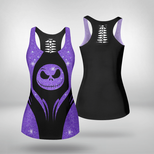 The Nightmare Hollow Out Tank Top & Leggings