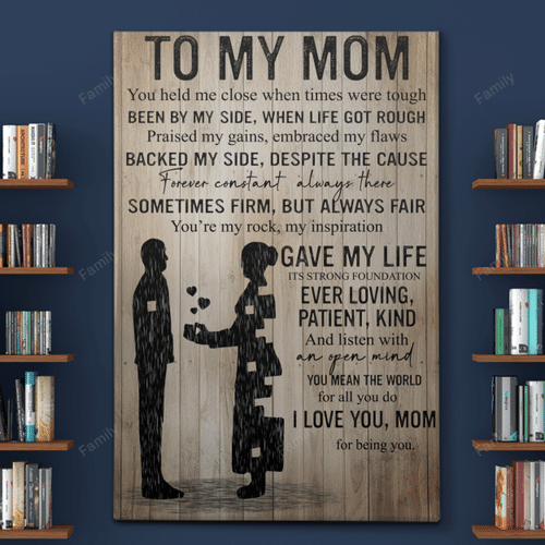 To My Mom Canvas