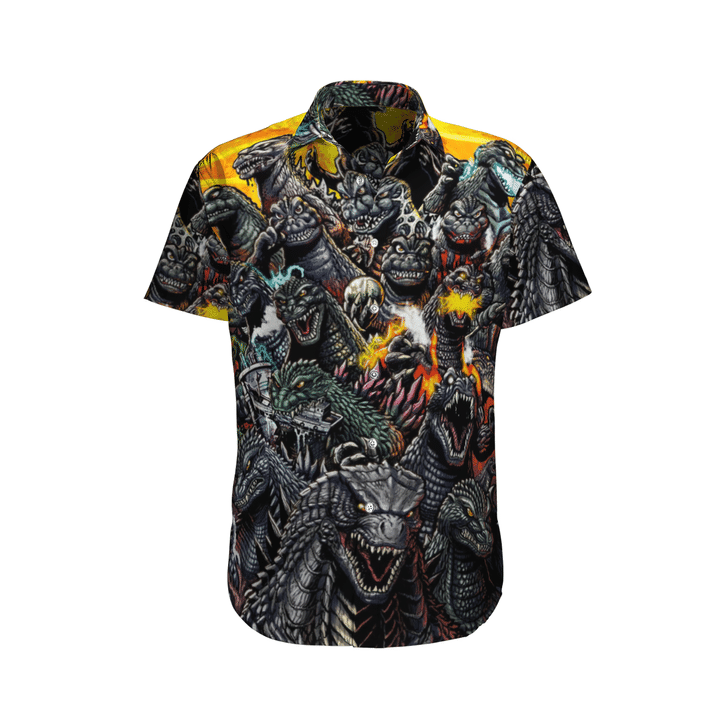 Godzilla World Fashion Hawaiian Shirt