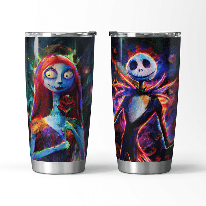 The Nightmare Couple Colorful Tumbler