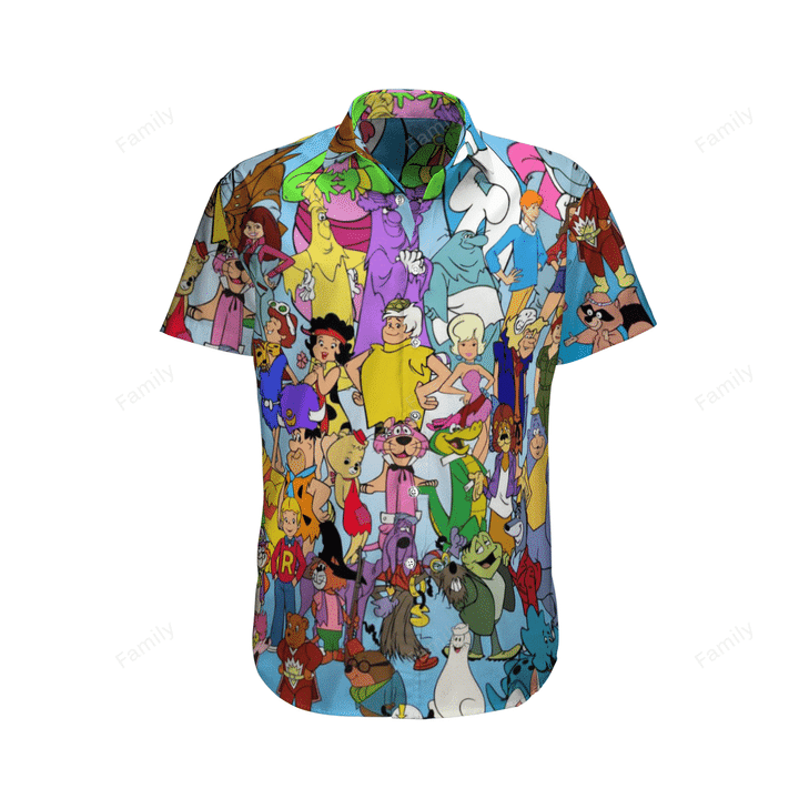 Hanna Barbera Cartoon World Hawaiian Shirt
