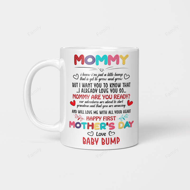 baby bump beverage Mug