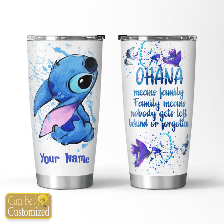 Personalized Ohana Means Family Tumbler