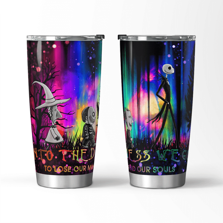 INTO THE DARKNESS HALLOWEEN TUMBLER