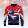 Texas USA Flag Ugly Christmas Sweater 244