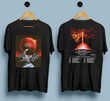 After Hour Dawn Print Back And Front T-shirt