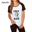 Free Rick And Morty Raglan Shirt
