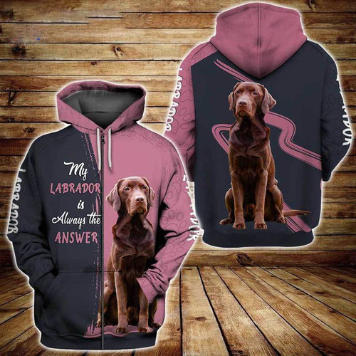 My Labrador is Awayls The Answer Hoodie 118