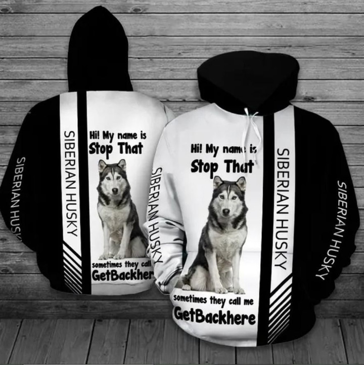 Hi My Name Is Stop That Sometimes They Call Me Get Backhere Hoodie 154