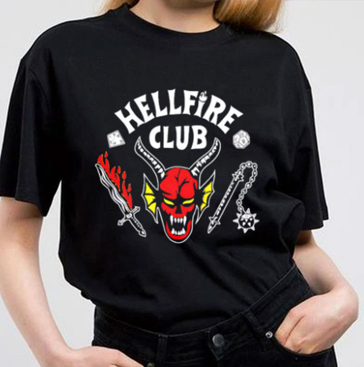 Hellfire Club Black And White T-shirt