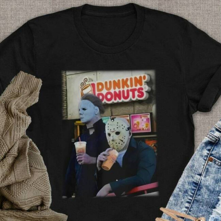 Horror Halloween Dunkin Donuts 2022 T-shirt