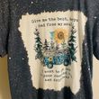 Camping In My Soul Bleached 2D T-shirt 064