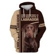 Old Man With Labrador Hoodie 106