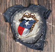 Texas Bleached 2D T-shirt 227