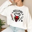 Hellfire Black And White Sweatshirt