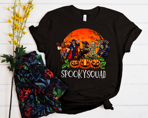 Horror Halloween Spookysquad T-shirt