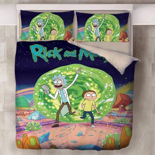 Rick and Morty Bedding Set