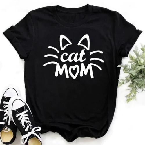 Cat Mom Simple Tshirt