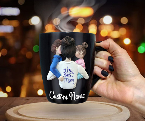 Composite Mugs Black And White Mother Day Gift 007