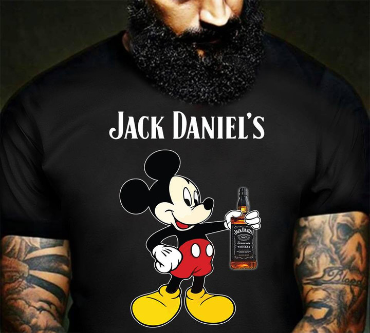Mickey Who Love Jack Daniel's T-shirt