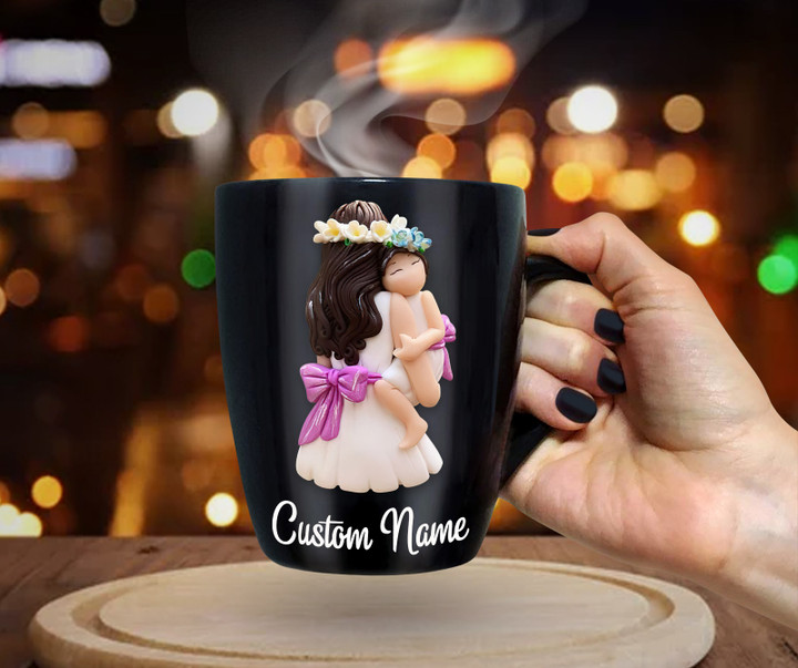 Composite Mugs Black And White Mother Day Gift 006