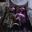 Orange And Purple Dragon & Wolf Bedding Set Am092051S5