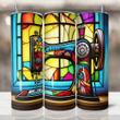 Sewing Stained Glass - Skinny Tumbler