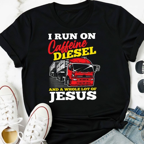 I Run On Caffeine Diesel Unisex T-Shirt Trk2325