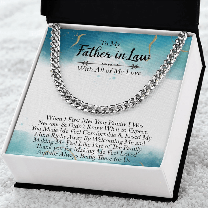 To My Father In Law - Necklace