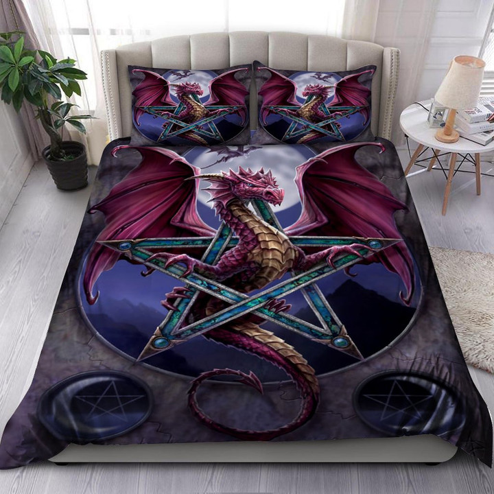 Purple Star Dragon Bedding Set Mp15082002