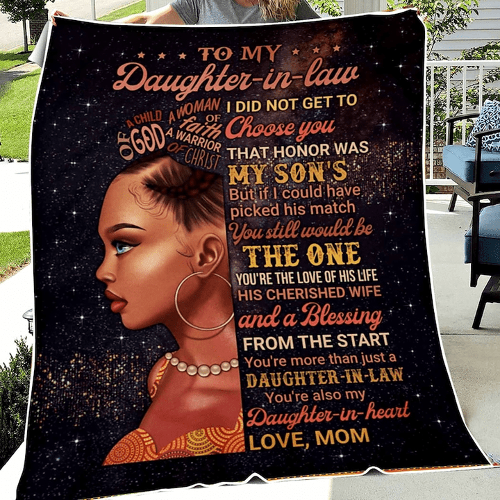 To My Daughter-In-Law - Blanket