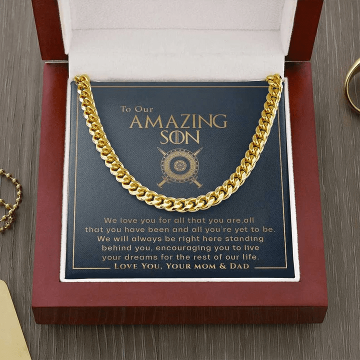 To Our Amazing Son - Necklace