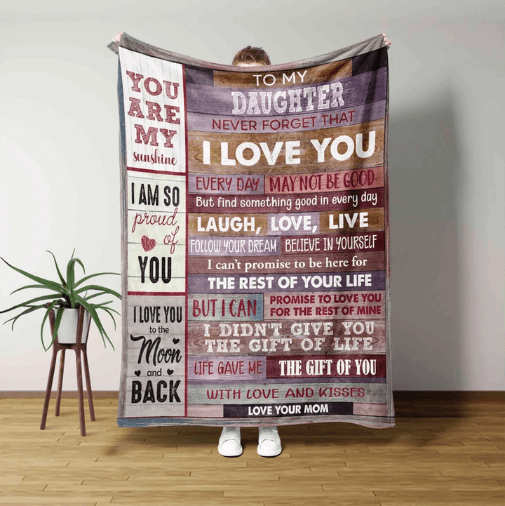 To My Daughter- Blanket