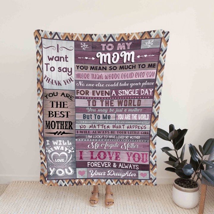 To My Mom - Blanket