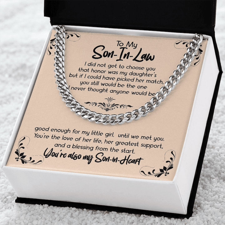 To My Son In Law - Necklace