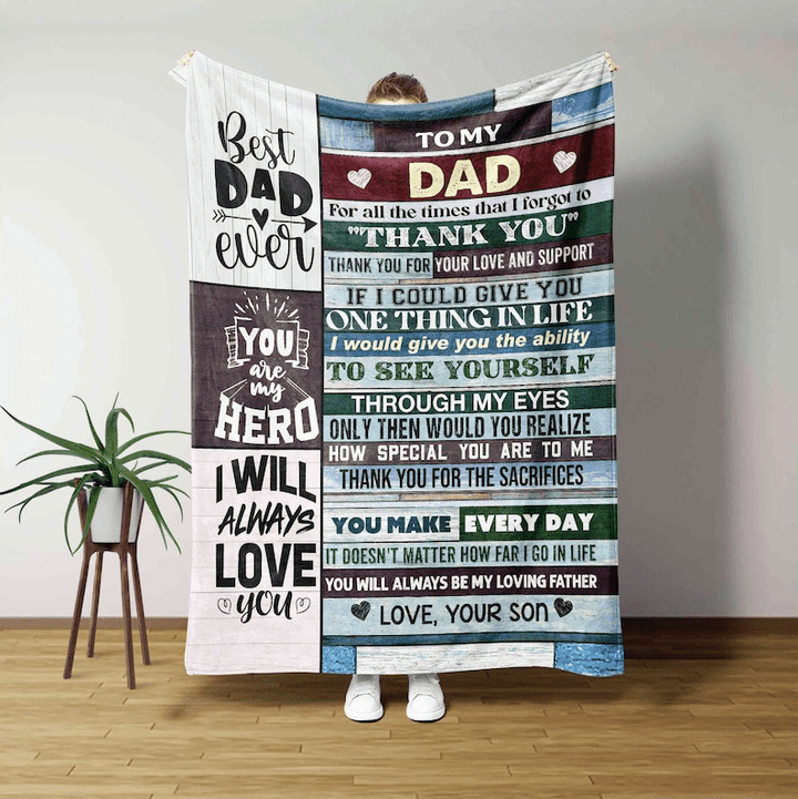 To My Dad - Blanket