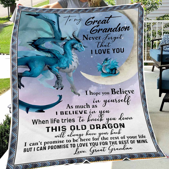 To My Great Grandson - Blanket