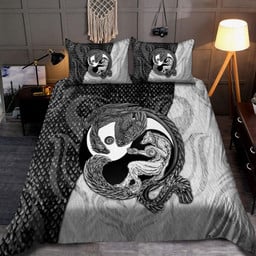 Dragon And Wolf Bedding Set Am092027