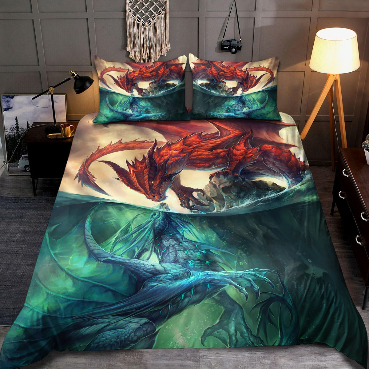 Dragon Bedding Set Hg10504
