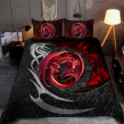Red Dragon Bedding Set Am102053St