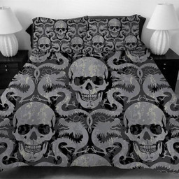 The Skull & Dragon Bedding Set Cover Nht205